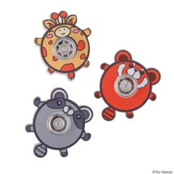 Cartoon Animal Character Plastic Fidget Spinners-12Pk